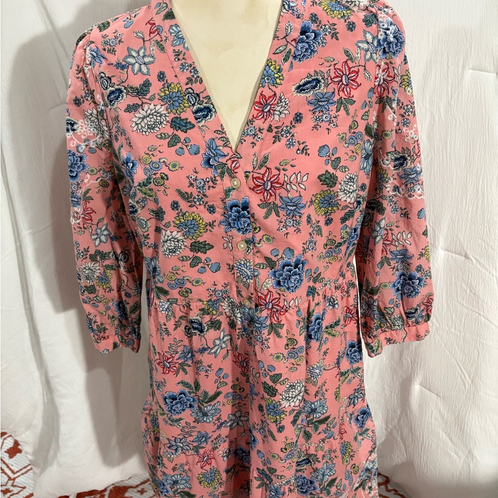 LOFT Pink and Blue dress.